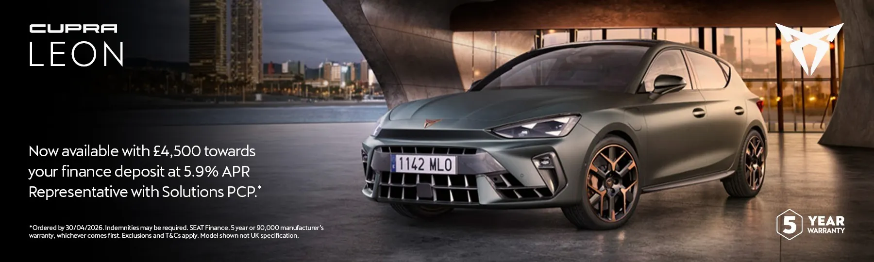 New CUPRA Leon New Car Offer