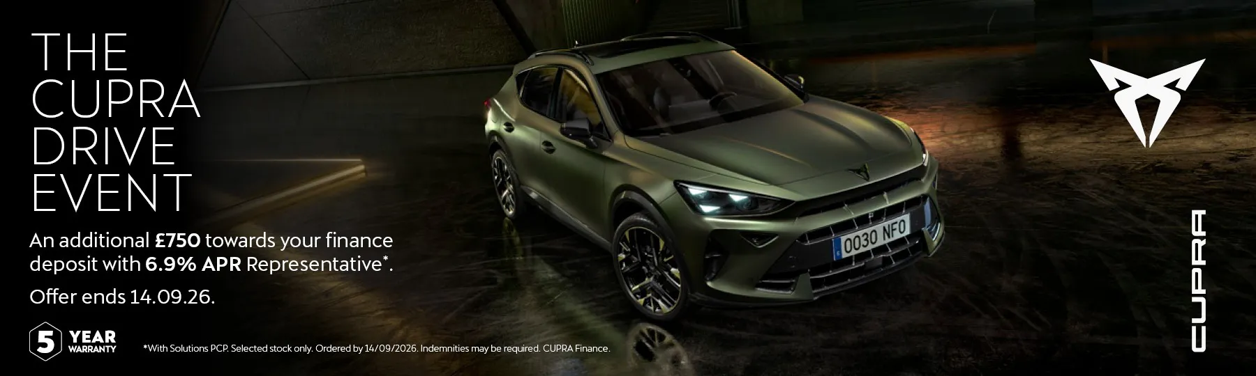 CUPRA  Event Offer