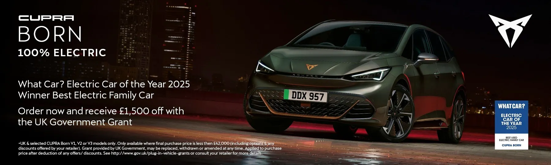 CUPRA Born New Car Offer