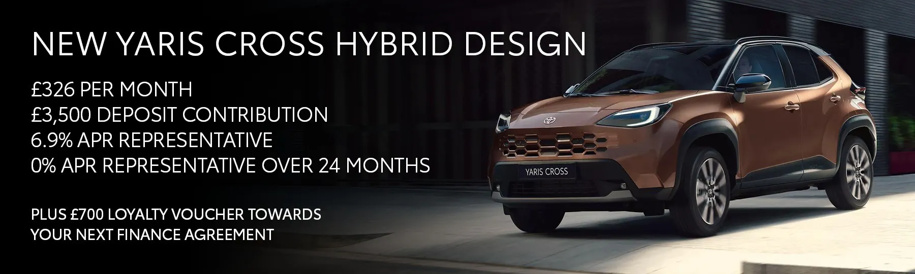 New Toyota Yaris Cross New Car Offer