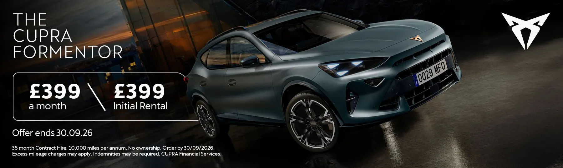 CUPRA Formentor New Car Offer
