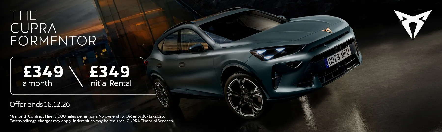 CUPRA Formentor New Car Offer