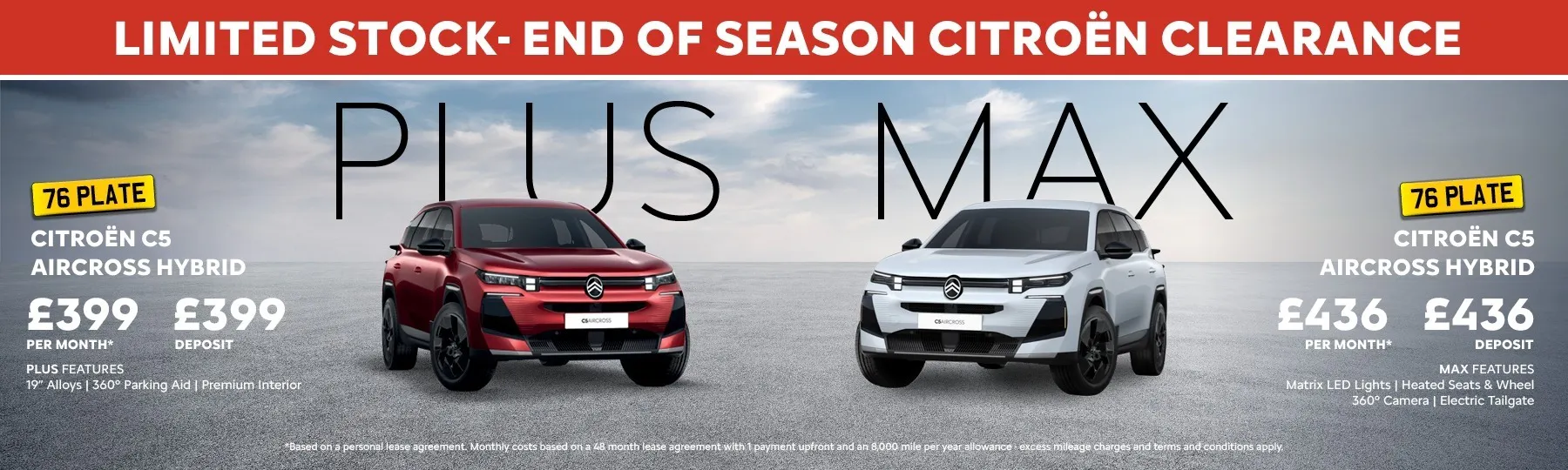 Citroën C5 Aircross SUV New New Car Offer