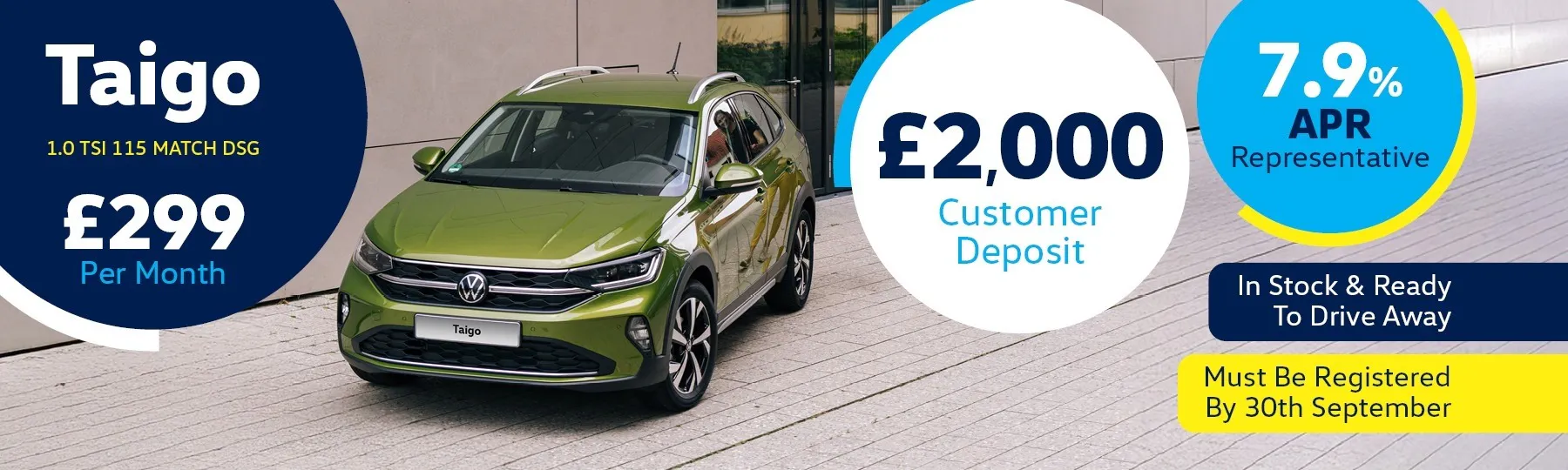 volkswagen Taigo New Car Offer
