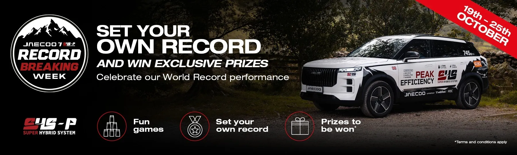 jaecoo 7 SHS P Event Offer
