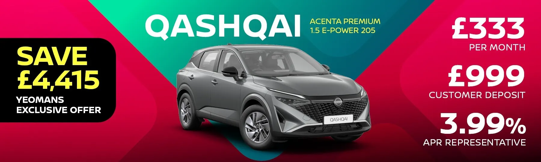 Nissan Qashqai New Car Offer