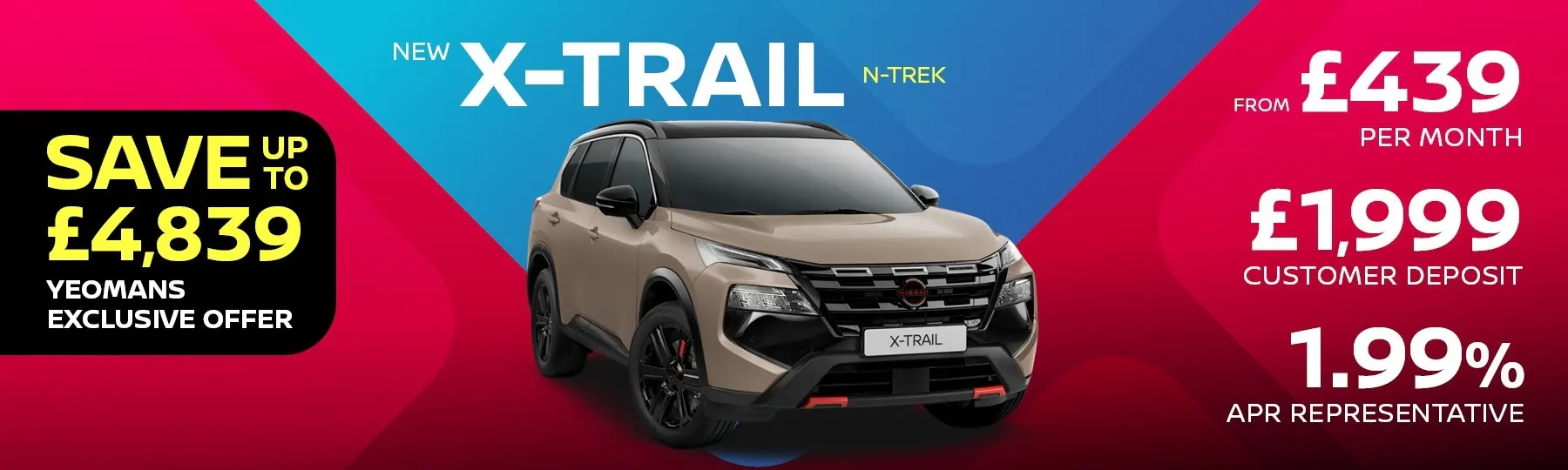 New Nissan X-Trail New Car Offer