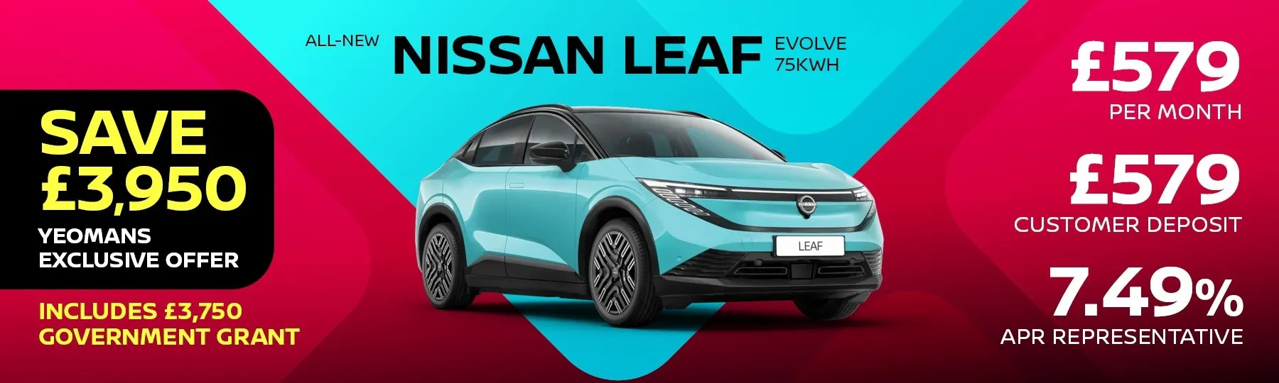 All New Nissan LEAF New Car Offer