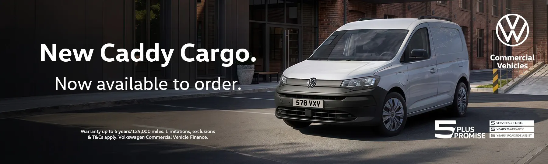The new Volkswagen Caddy Cargo New Van Offer