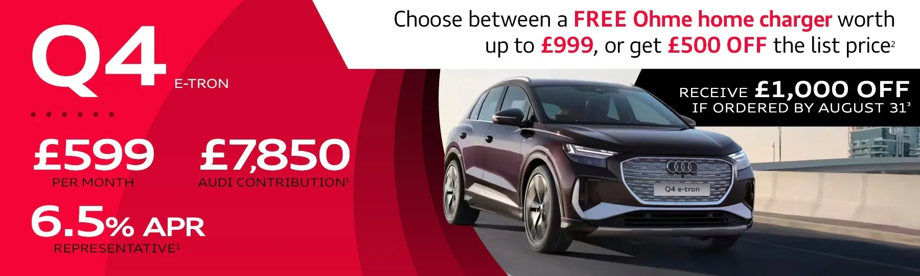 audi Q4 e-tron New New Car Offer