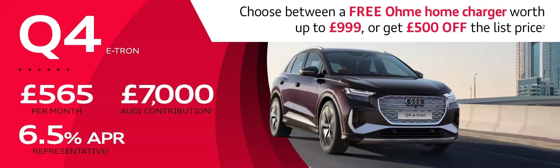 New Audi Q4 e-tron New Car Offer