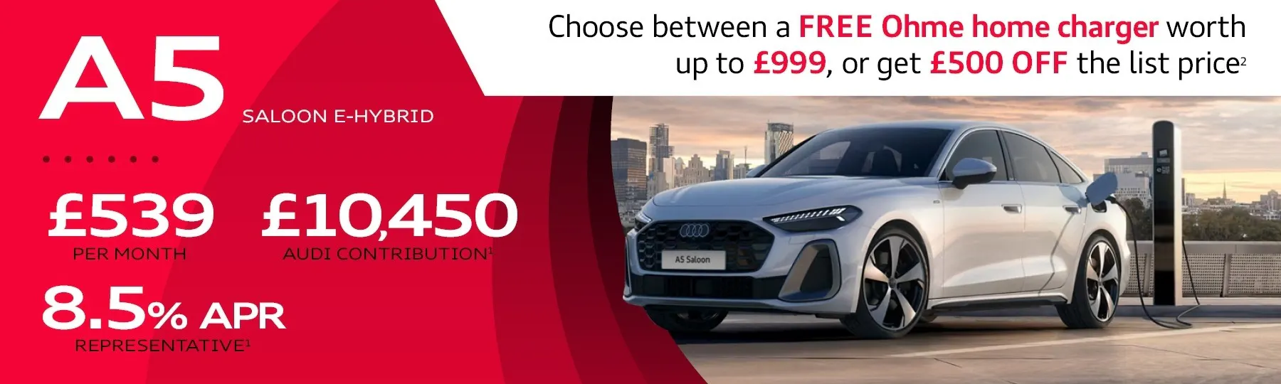 audi A5 Saloon E Hybrid New Car Offer