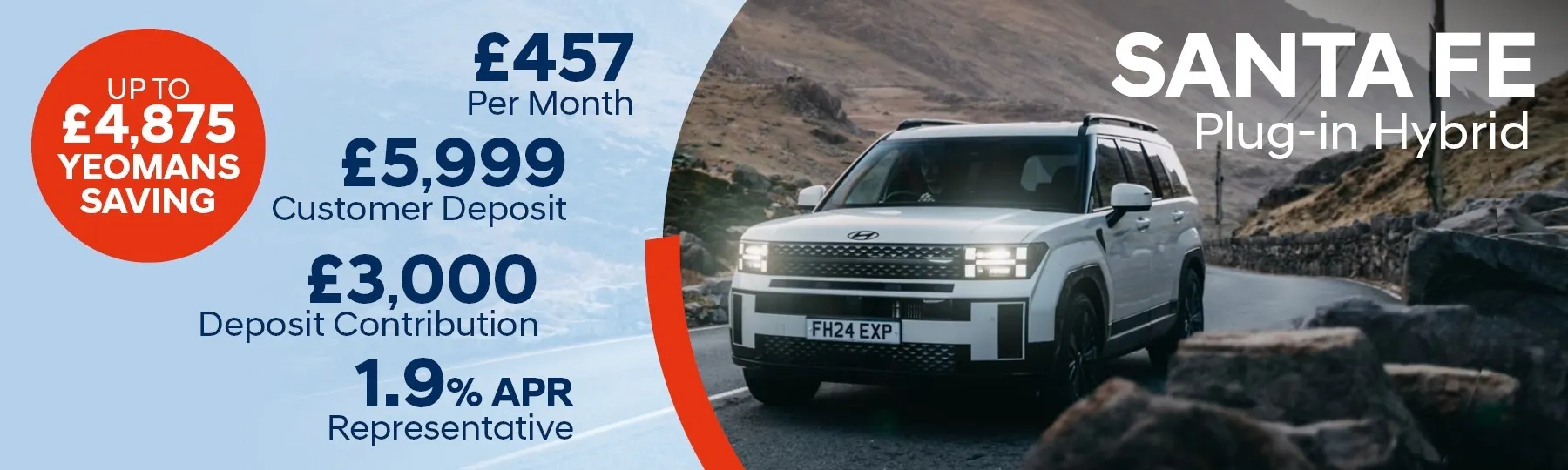 Hyundai SANTA FE Plug-in Hybrid New Car Offer